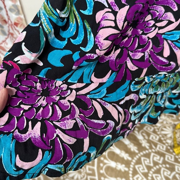 NWT Nicole Miller Floral Colorful sleeveless Dress - Picture 4 of 9